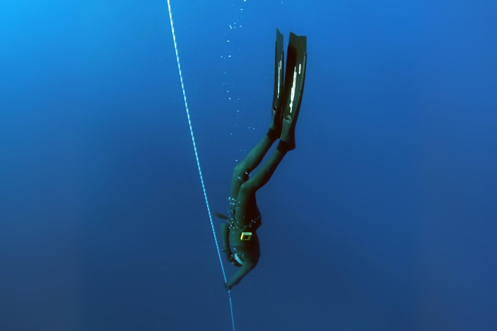 learning freediving