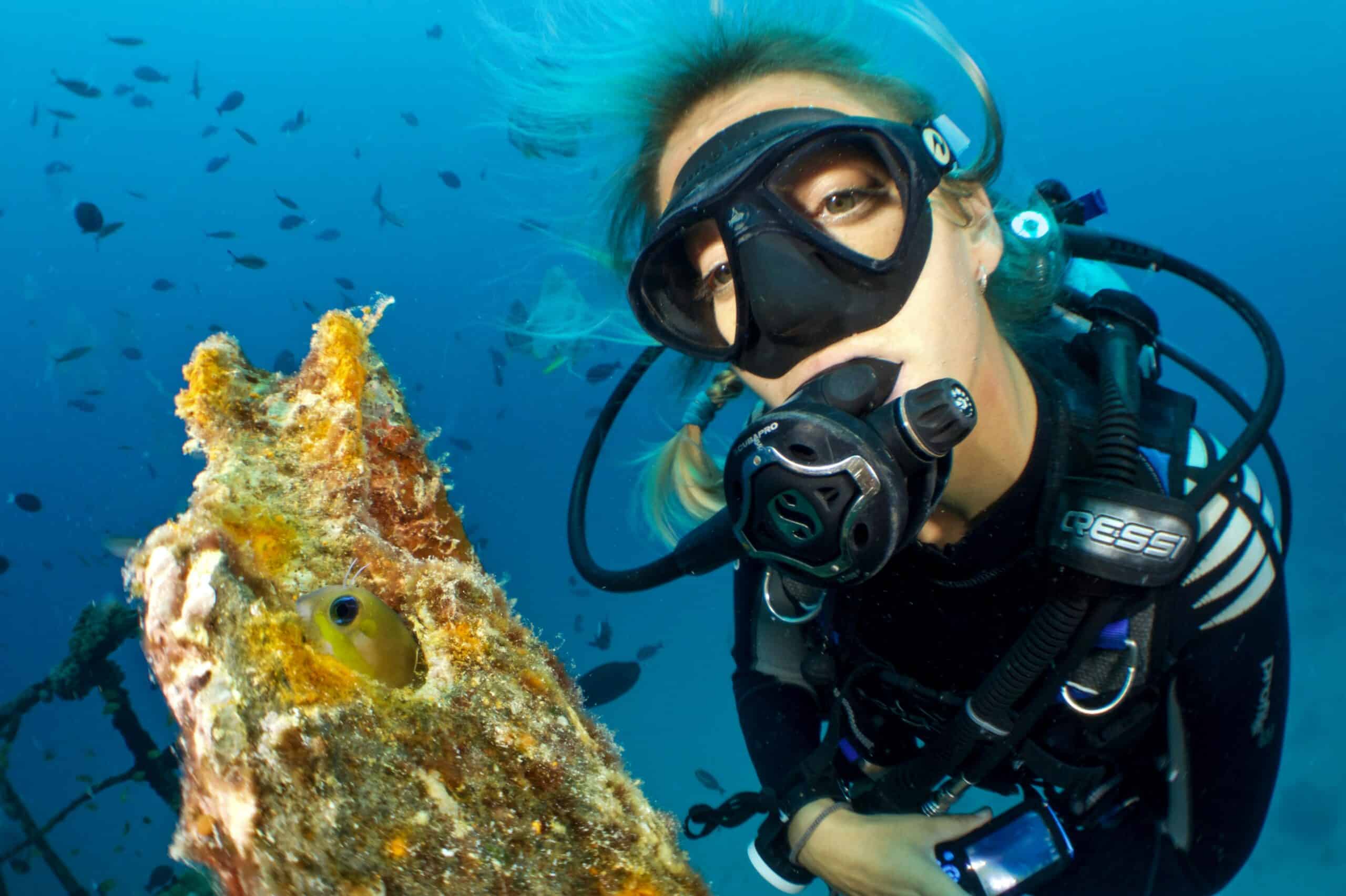 Women SCUBA diver