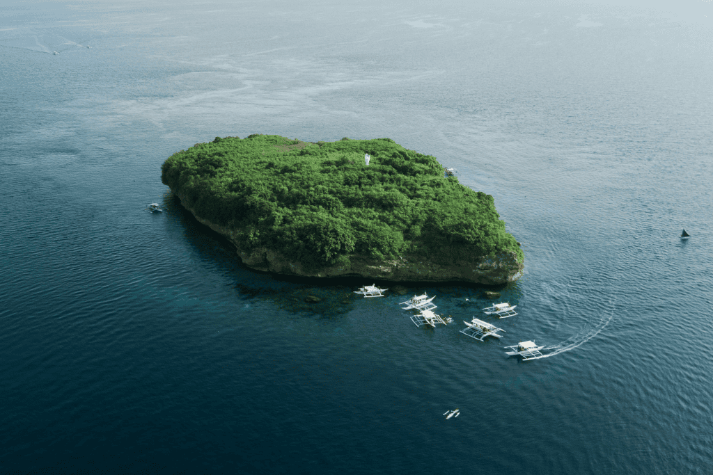 Island of Pescador Island near Moalboal, Cebu, Philippines