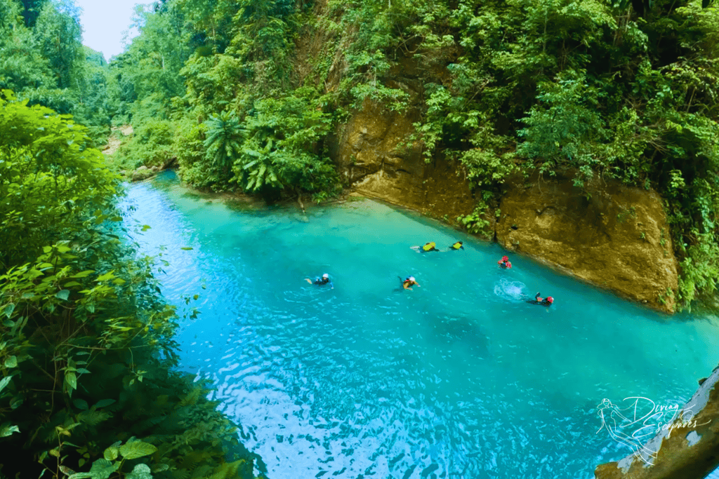 Canyoneering in Kawasaki Falls, Cebu, Philippines