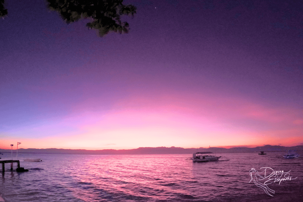 Sunset in Moalboal, Cebu, Philippines