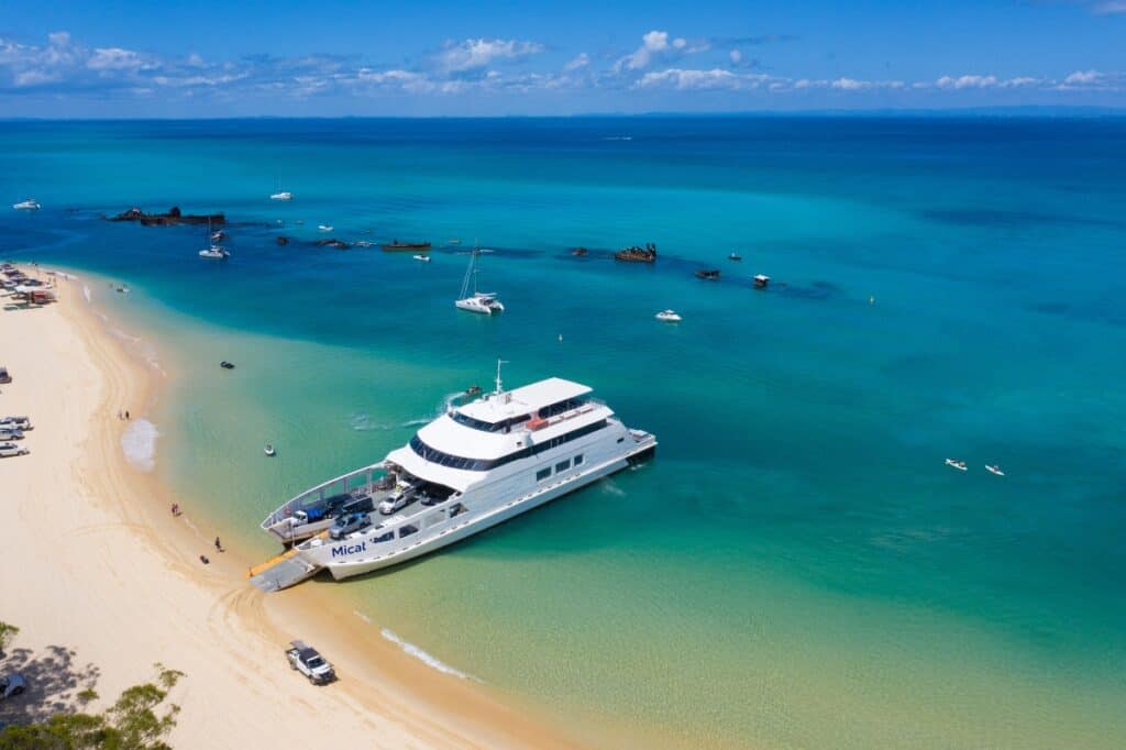 Micat Ferry on Moreton Island