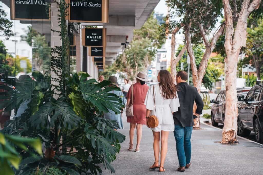 James Street in Fortitude Valley