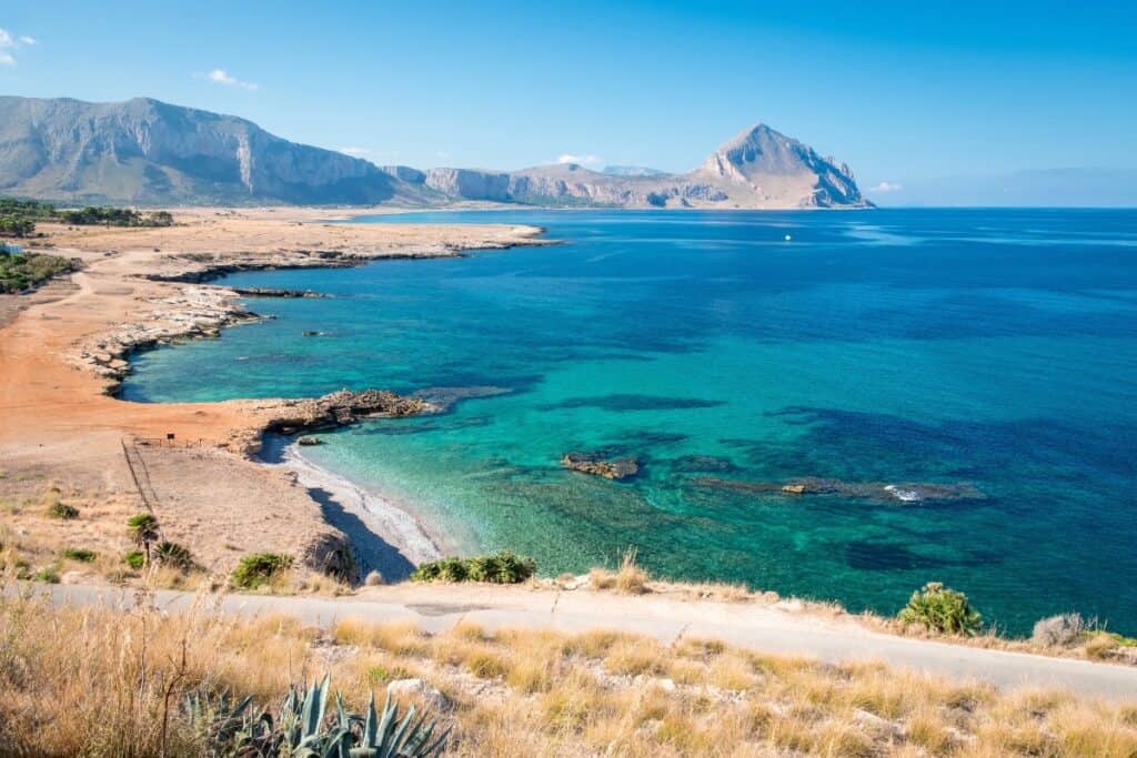 Bue Marino Beach in San Vito Lo Capo