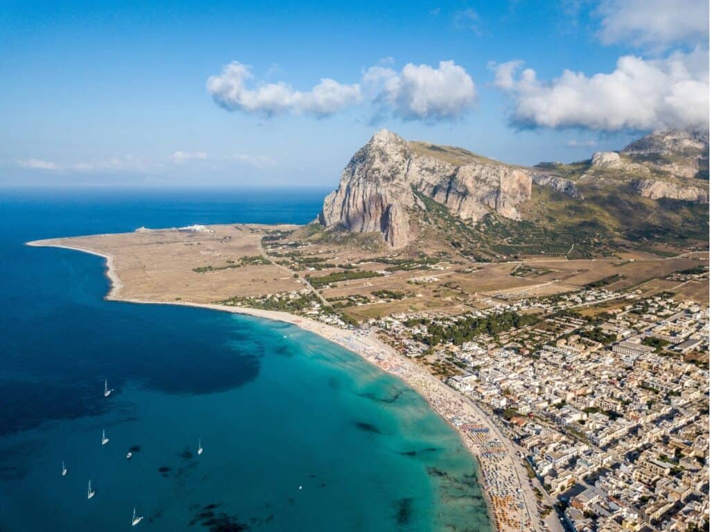 San Vito Lo Capo aerial view