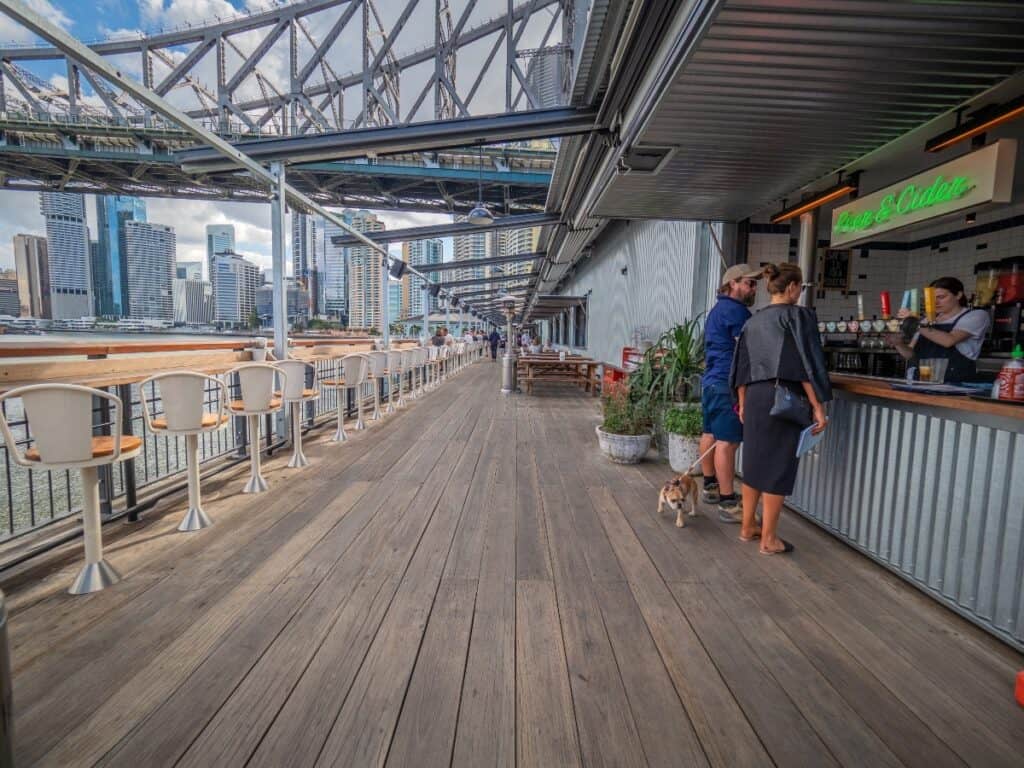 Felons at Howard Smith Wharves in Brisbane