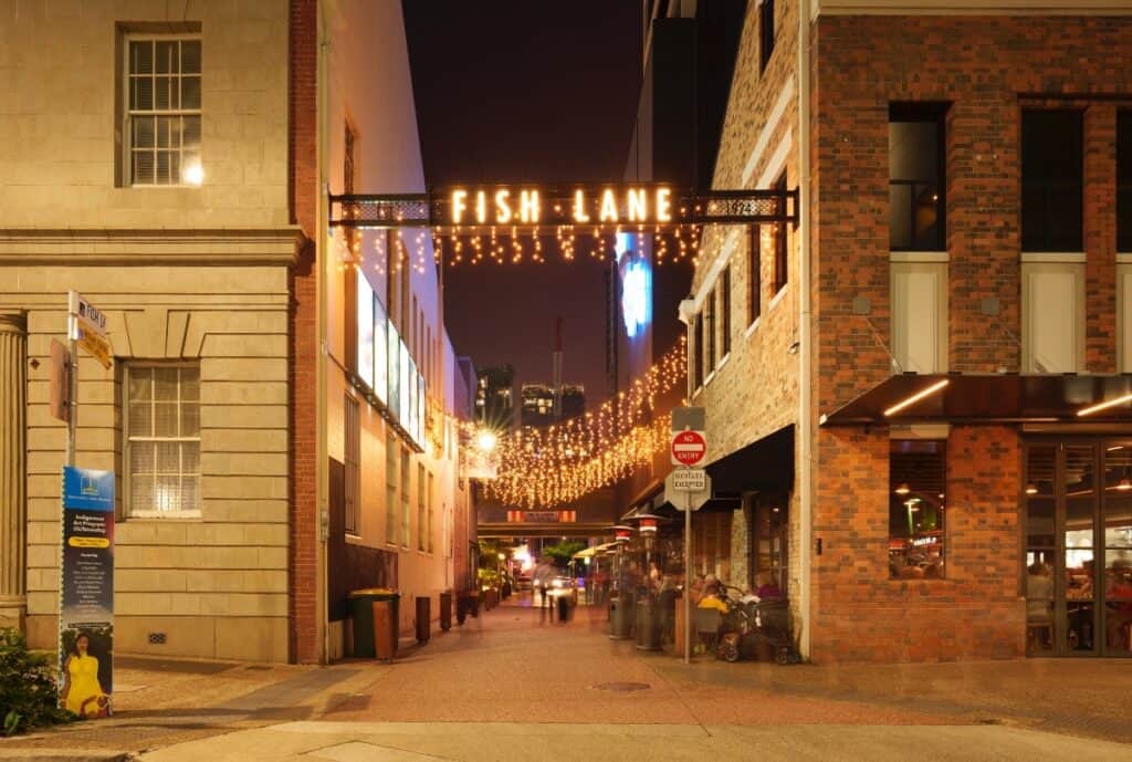 Fish Lane in Brisbane