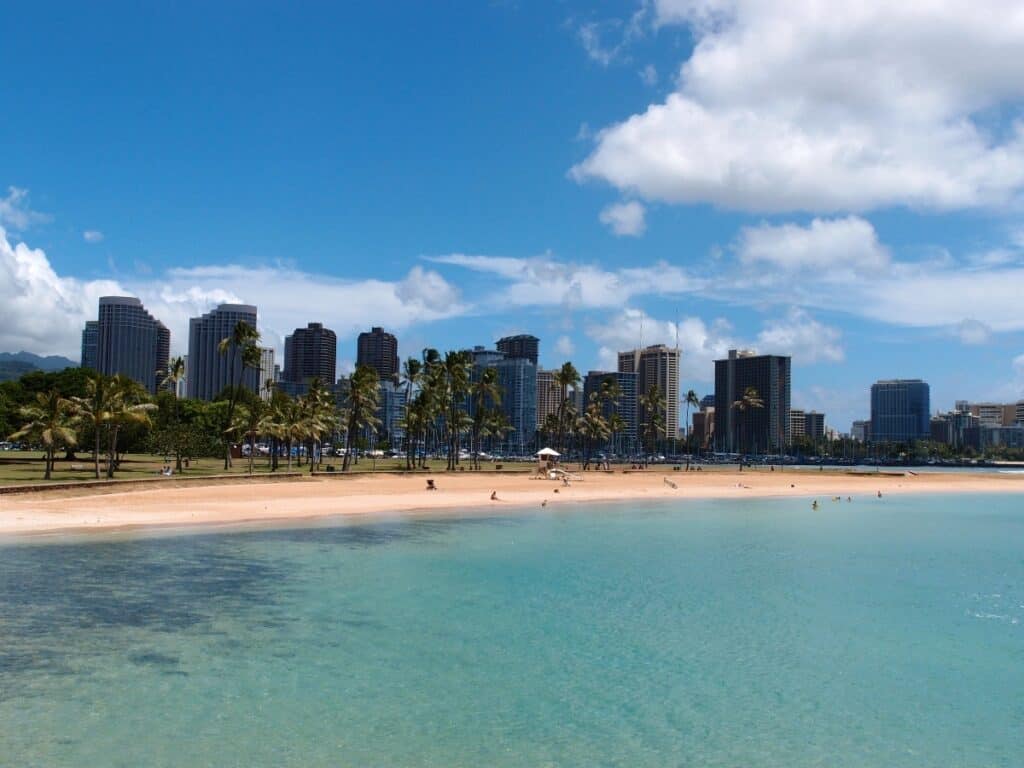 Magic Island  - one of the best beaches in Oahu