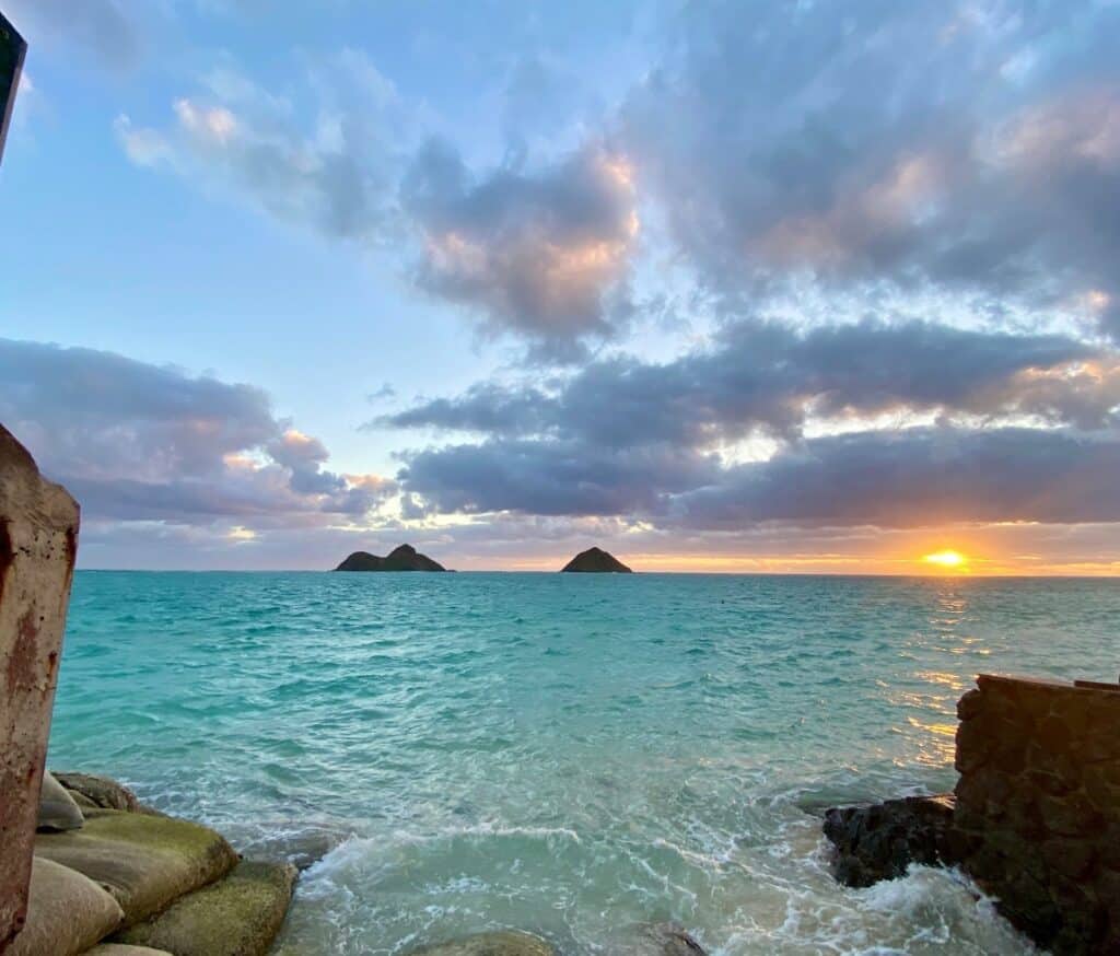 View from Lanikai Beach