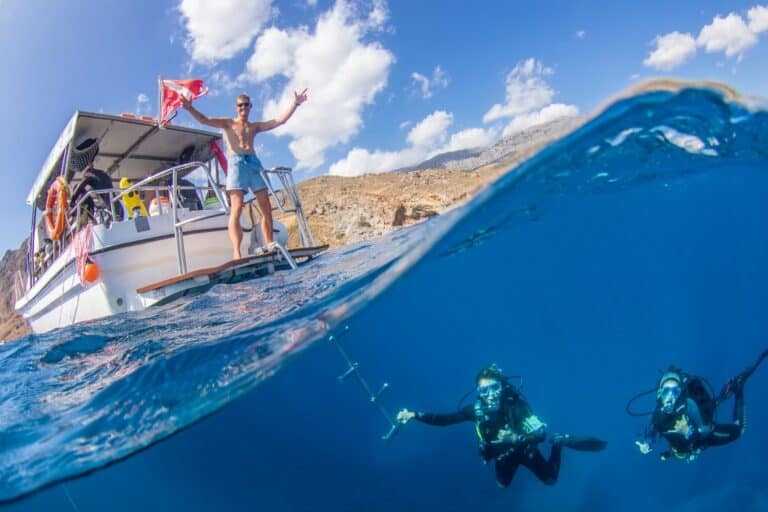 Diving in Crete
