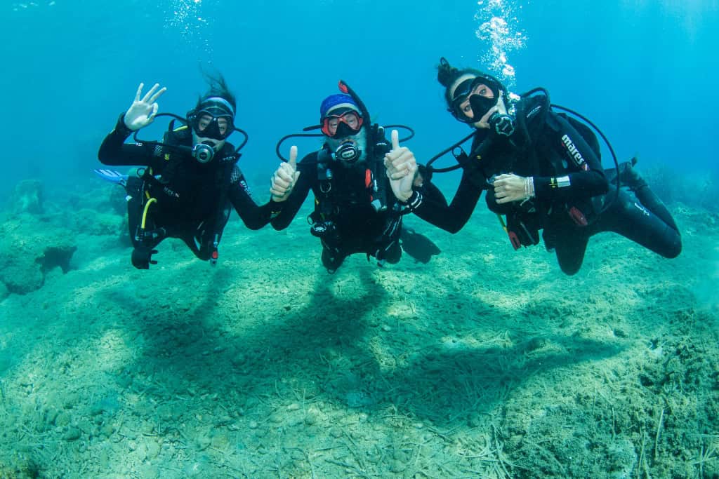 Diving in Crete