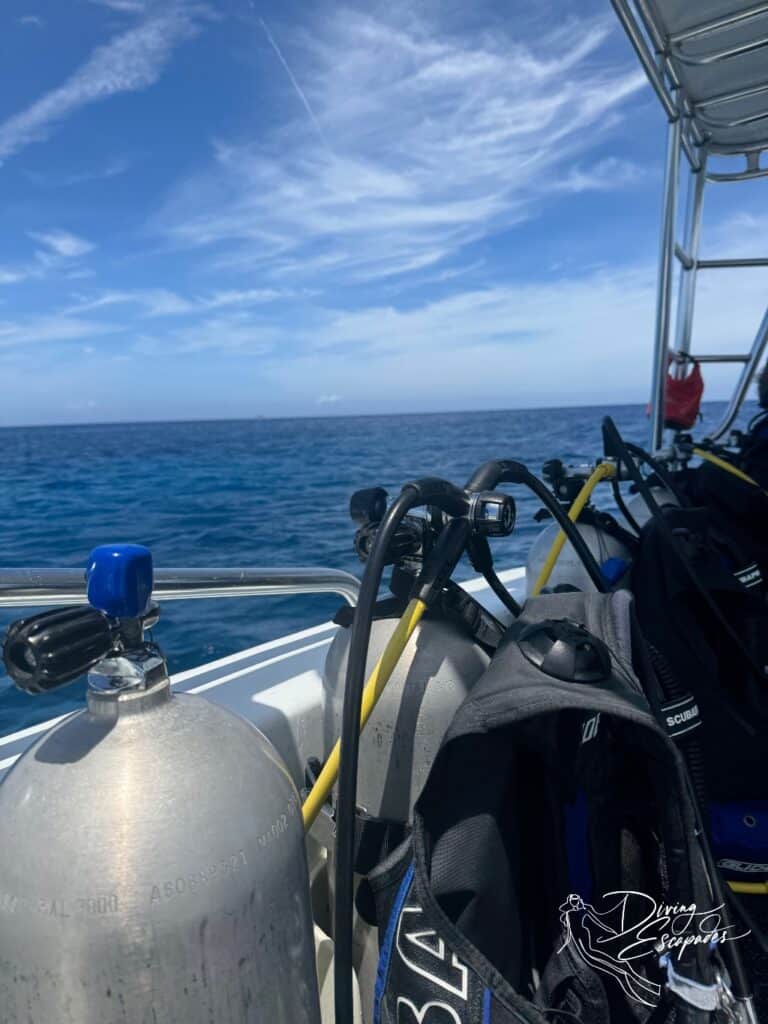 Roatan Diving boat