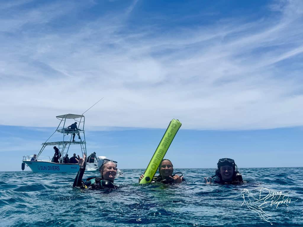 Our dive group while Roatan Diving