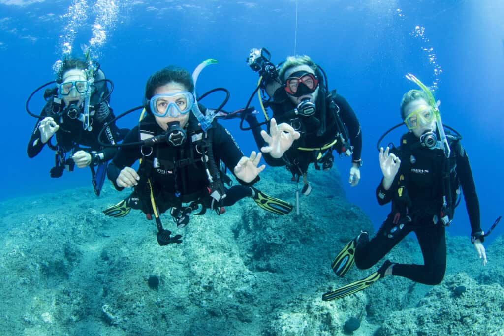 Diving in Crete