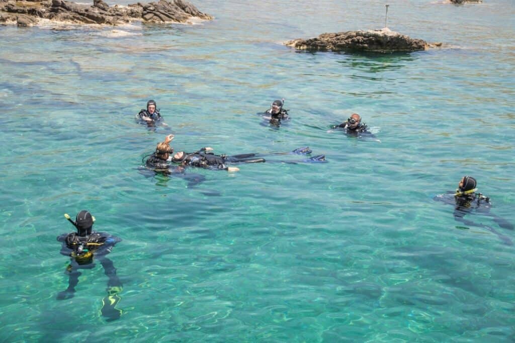 Diving in Crete - Damnoni Old Harbour