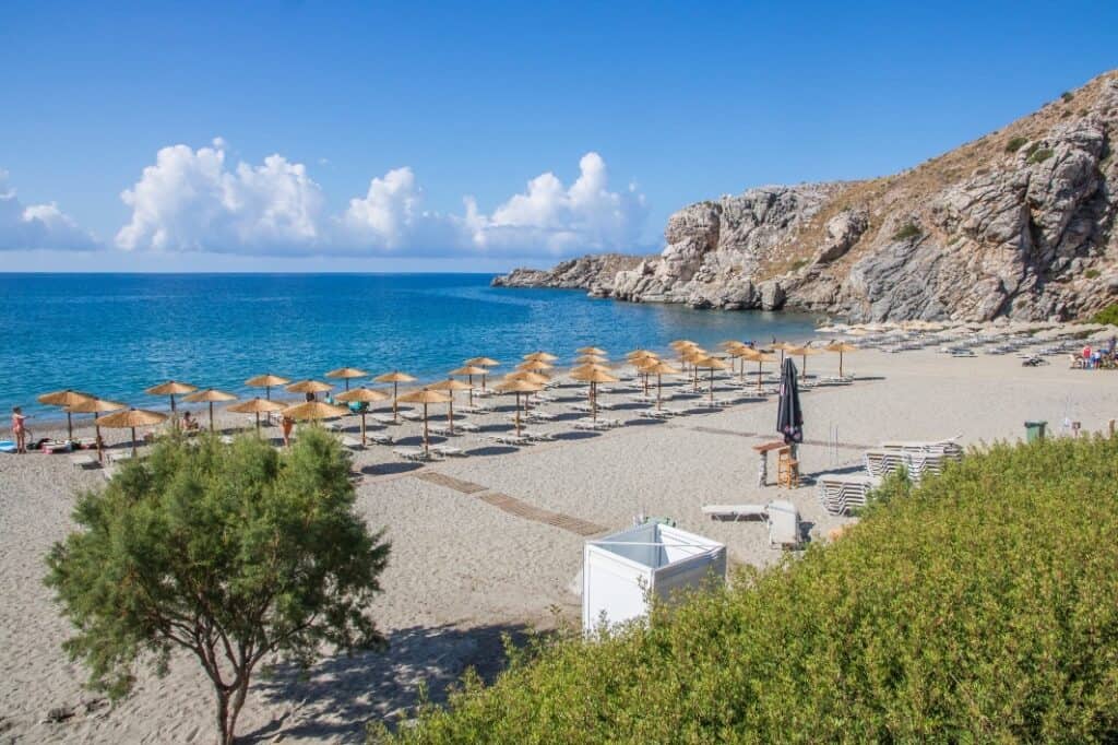 Souda Beac - one of the diving site when diving in Crete
