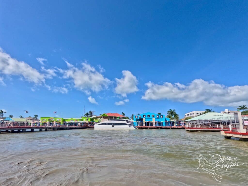 Front of the Belize Carnival Cruise Port