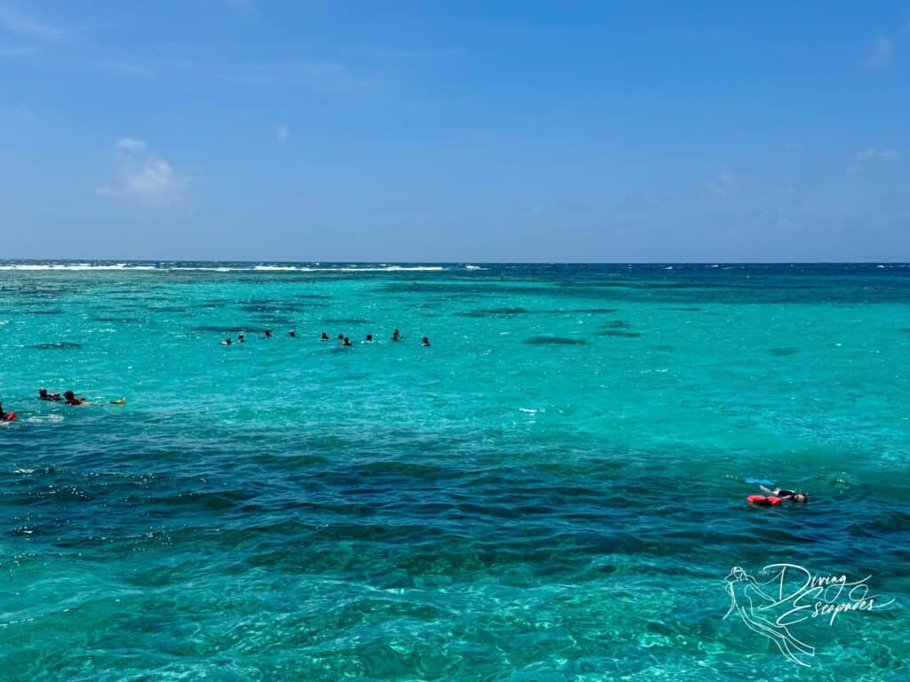 Start of Belize Snorkeling