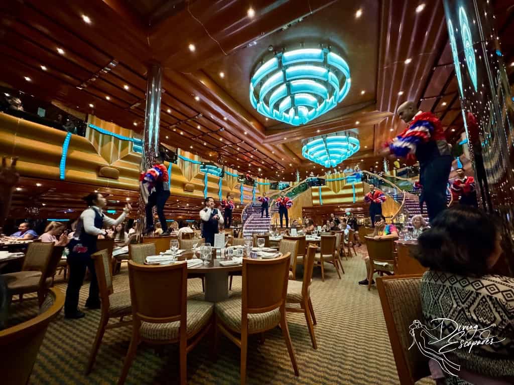 This dinner with entertainment is what makes Carnival Cruise good