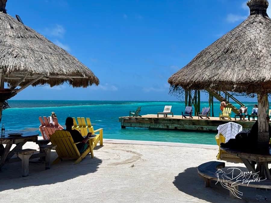Caye Caulker Belize beach huts