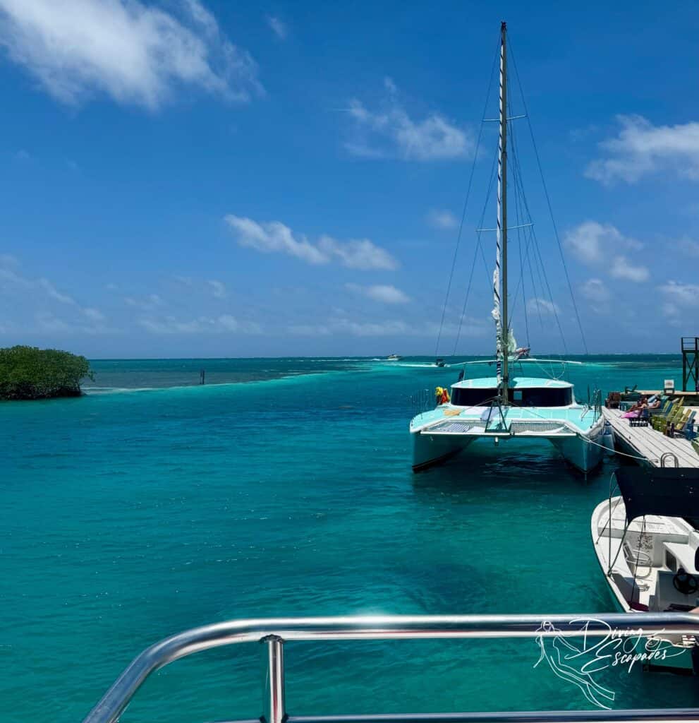 boat at Caye Caulker Belize