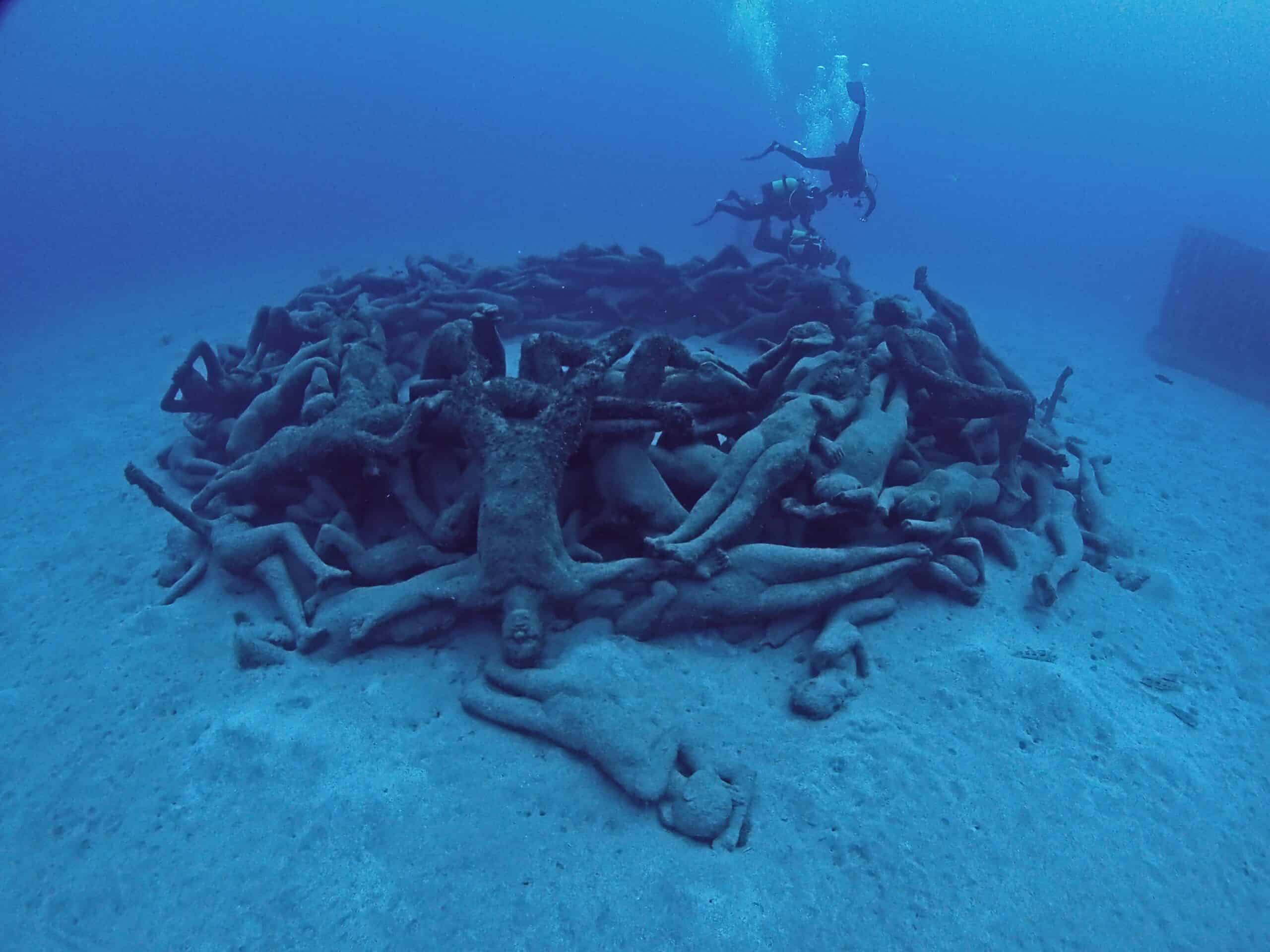 Museo Atlantico - a popular diving spot in Lanzarote