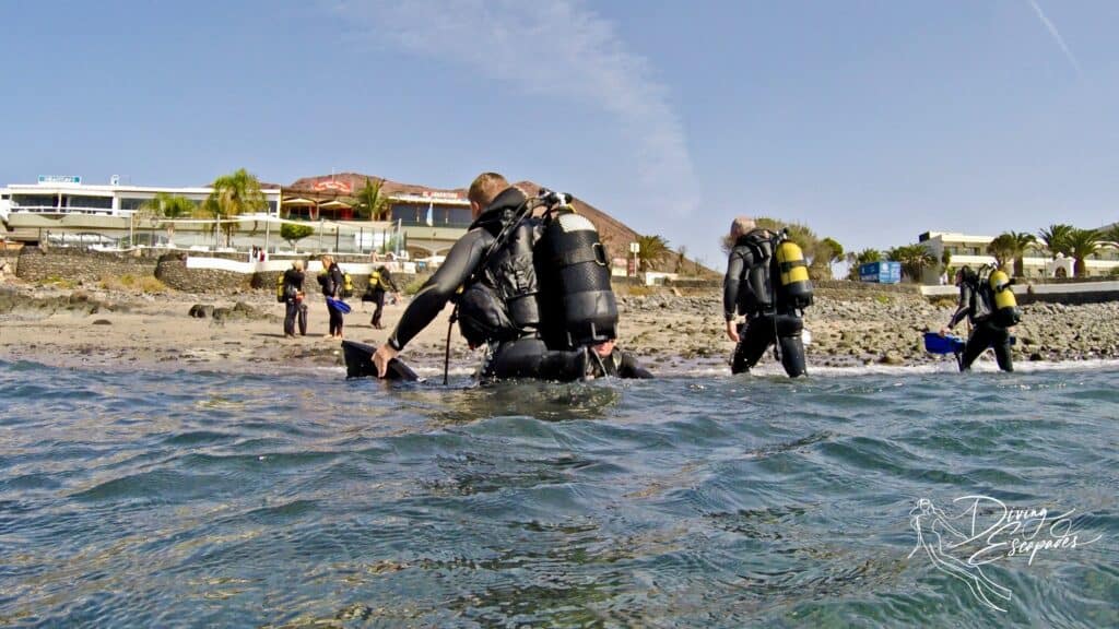 divers in Dive College Lanzarote