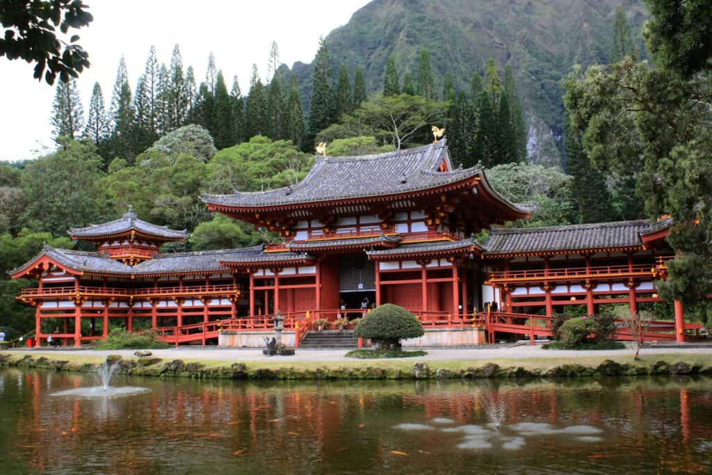Byodo-In Temple one of the Instagrammable spots in Oahu Hawaii,