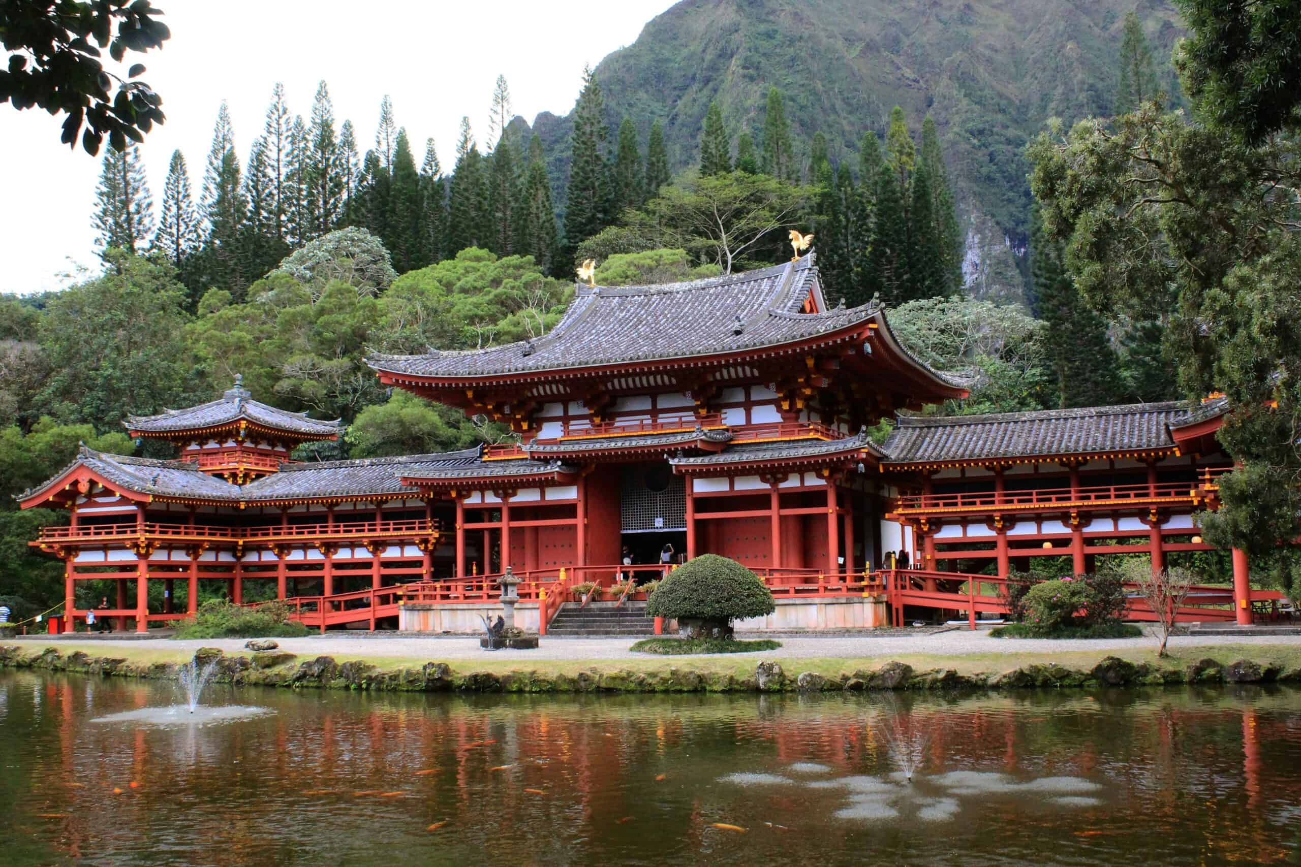 Byodo-In Temple one of the Instagrammable spots in Oahu Hawaii,