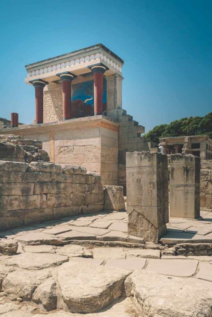 Knossos Palace in Crete