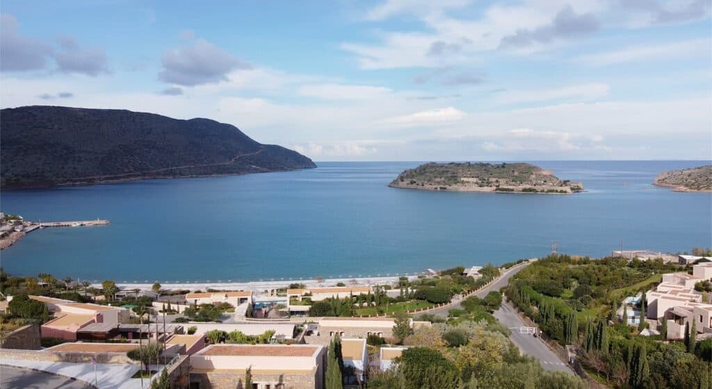 View of Spinalonga Island, Agios Nikolaos, Greece