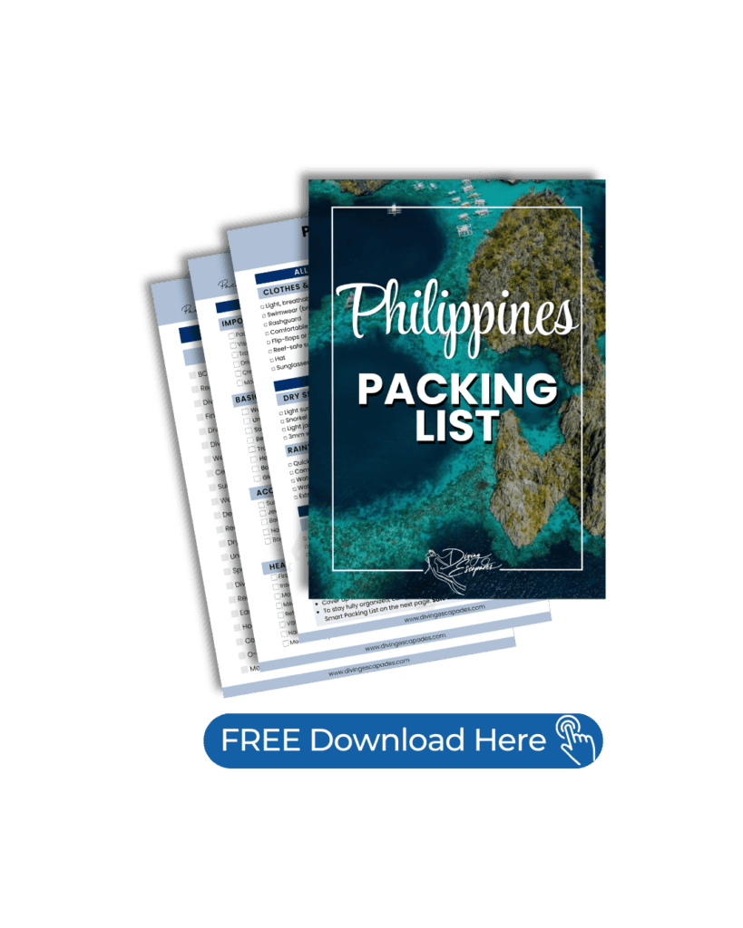 Diving Escapades Philippines Packing List FREE download