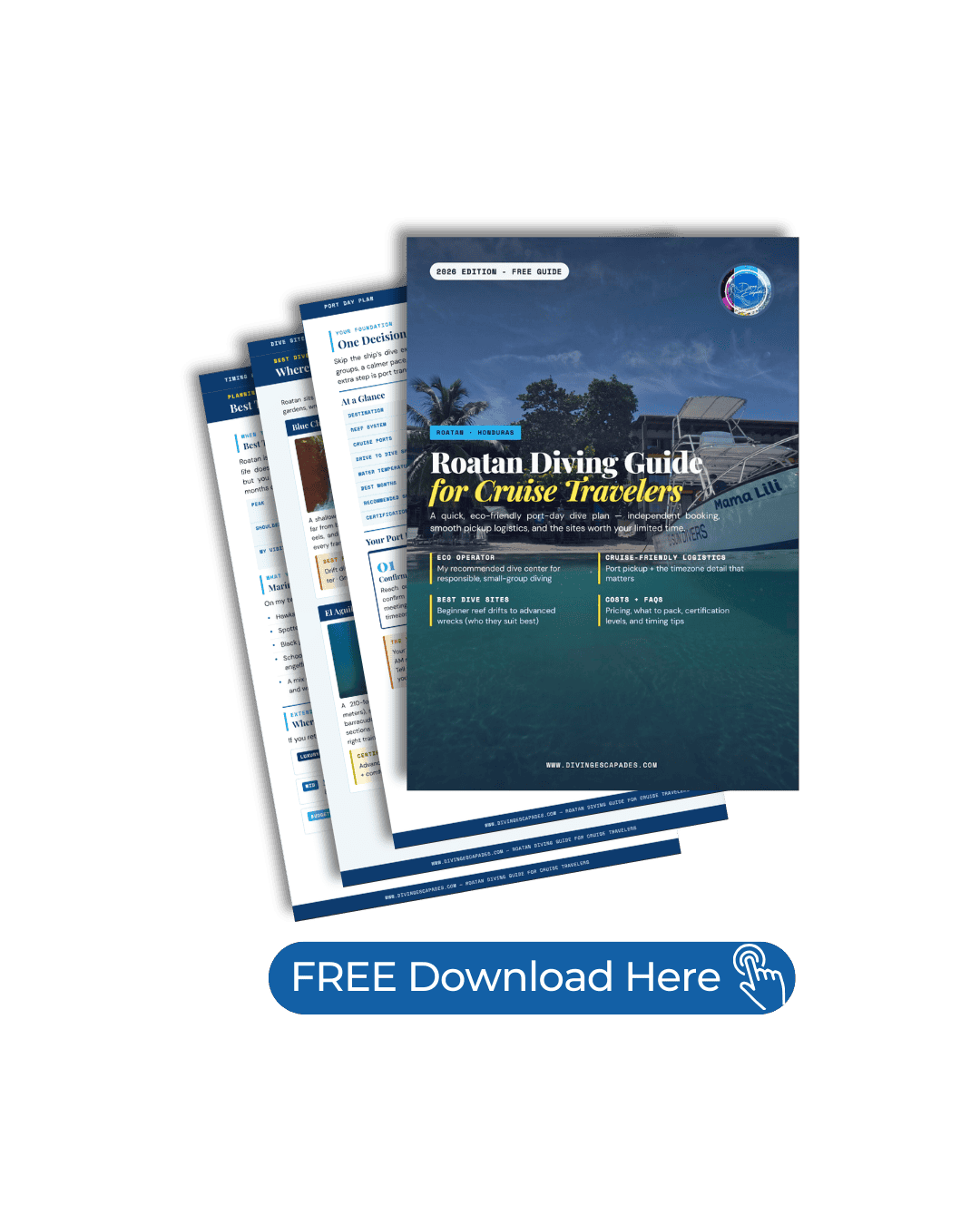 Diving Escapades Roatan Diving Guide FREE download