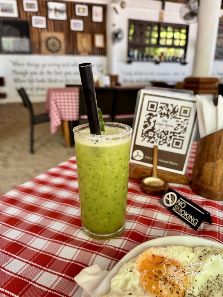 Drinks at The Craic House, with metal straws