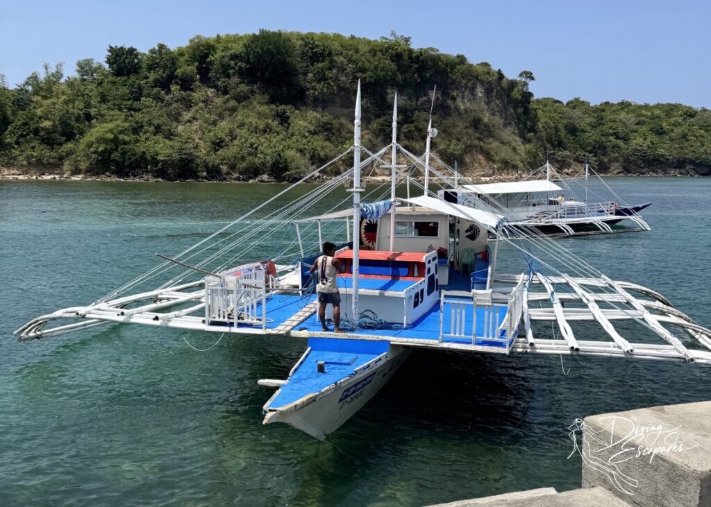 Private boat in Malapascua Island