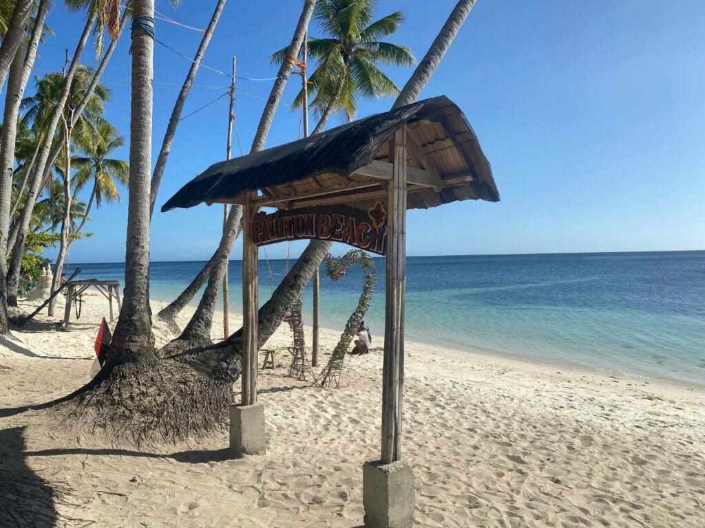 Paliton Beach with white sand and turquoise water beach.