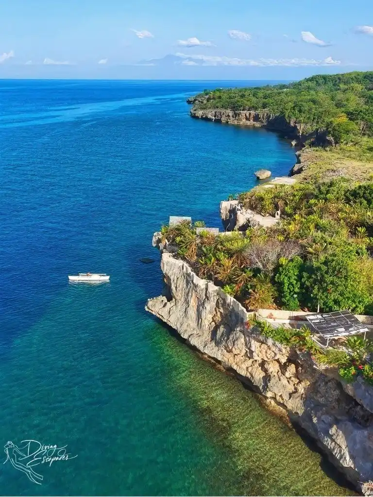 Aerial view of Siquijor.