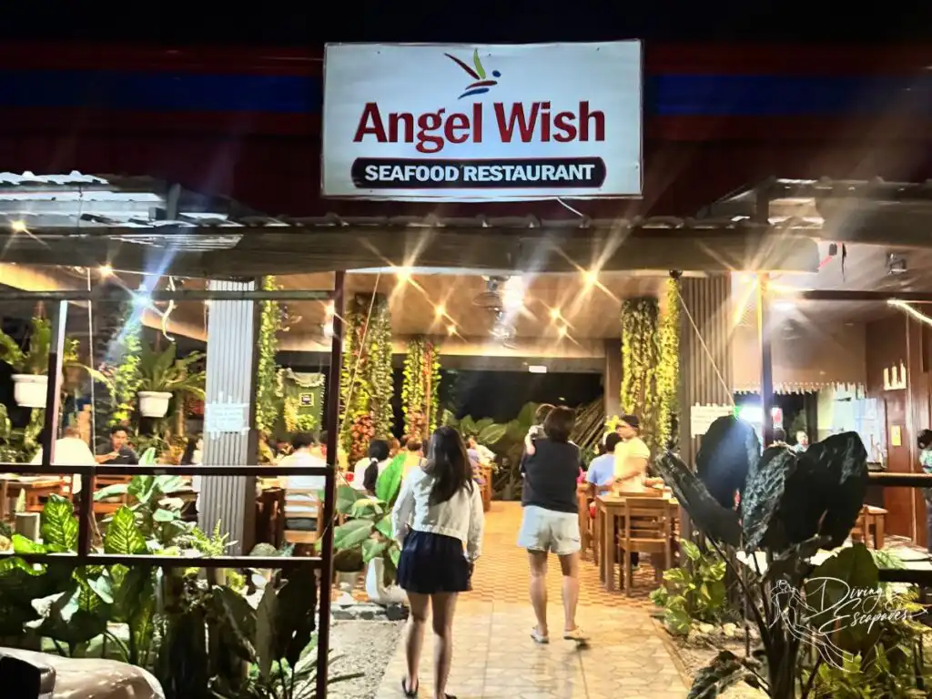 Angel Wish restaurant in Siquijor